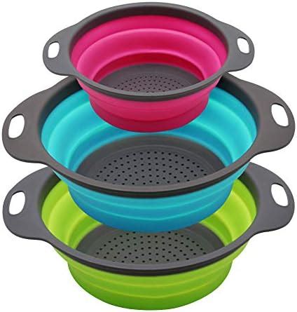 Amazon Collapsible Colander Heat Resistant Silicone Strainer