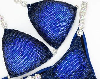 Light Blue Competition Bikini CB484 Etsy