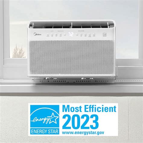 Midea U Shaped 450 Sq Ft Window Air Conditioner With Remote 115 Volt 10000 Btu Energy Star Wi