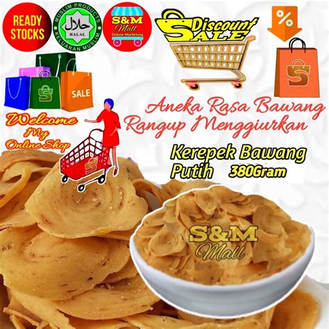 Ready Stock Kerepek Bawang Putih Variations Gm Gm