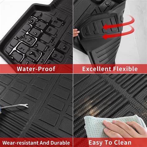 Xipoo Cargo Liner Compatible With 2019 2023 Toyota RAV4 Rear Trunk Mat