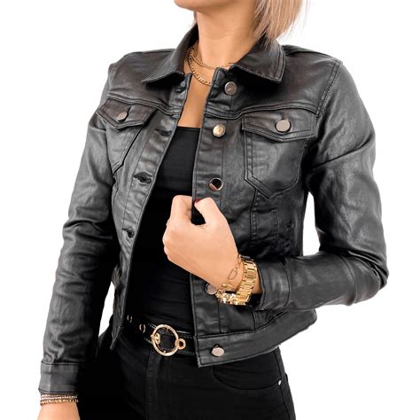 Kurtka Damska Sk Rzana Ramoneska Biker Xs Allegro Pl