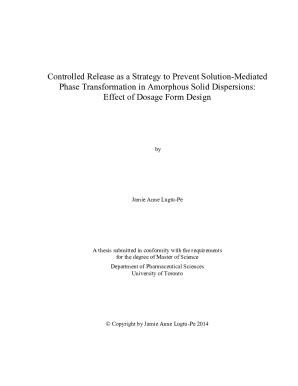 Fillable Online Tspace Library Utoronto Amorphous Solid Dispersion As