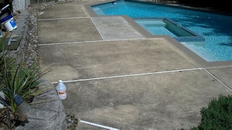 Black Mildew Removal From Concrete Pool Deck