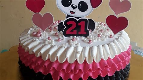 Aprender Sobre Imagem Bolo Panda Rosa Chantilly Br Thptnganamst