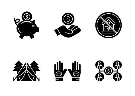 Poverty Vector Icon Set 17358214 Vector Art At Vecteezy