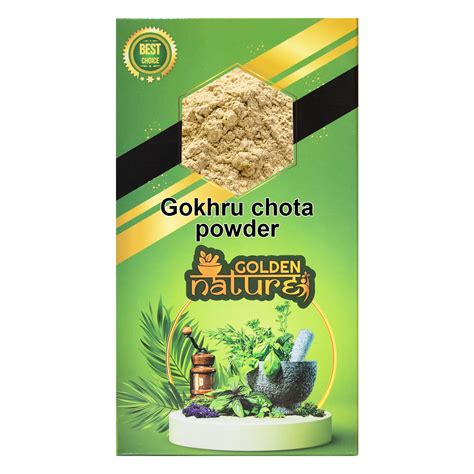 Gokhru Chota Powder Gokshura Powder Tribulus Terrestris Chota