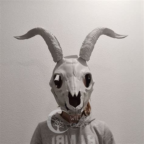 Goat Skull Mask Willow Creative