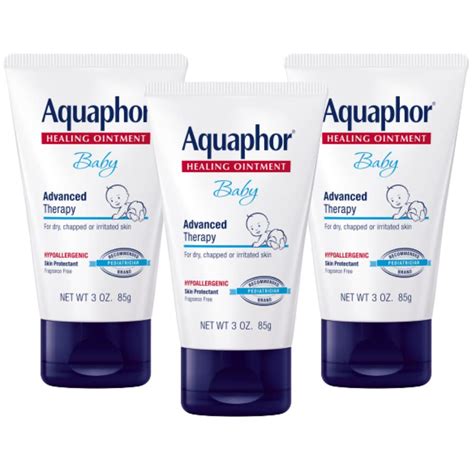 Aquaphor Baby Diaper Rash Cream 3 In 1 Diaper Rash Relief Oz Tube