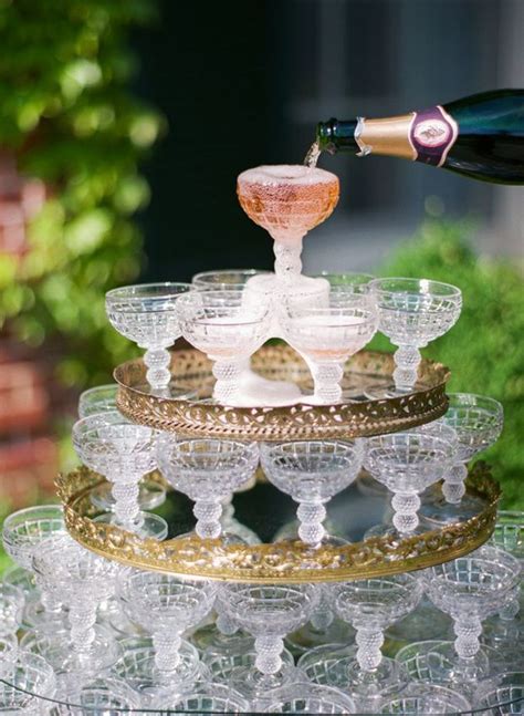 Champagne Fountains For Weddings Roségold Hochzeit Hochzeit Gatsby