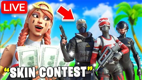 Skin Contest Jetzt Live 😲 🏆 Neues Update 🔴fortnite [de] Youtube