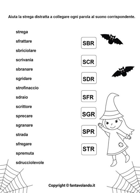 I Suoni Difficili Sbr Scr Sdr Sfr Sgr Spr Str Filastrocca E Schede