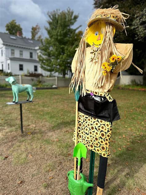 Westminster Scarecrows On Main Street Are Part Of Cracker Festival Contest