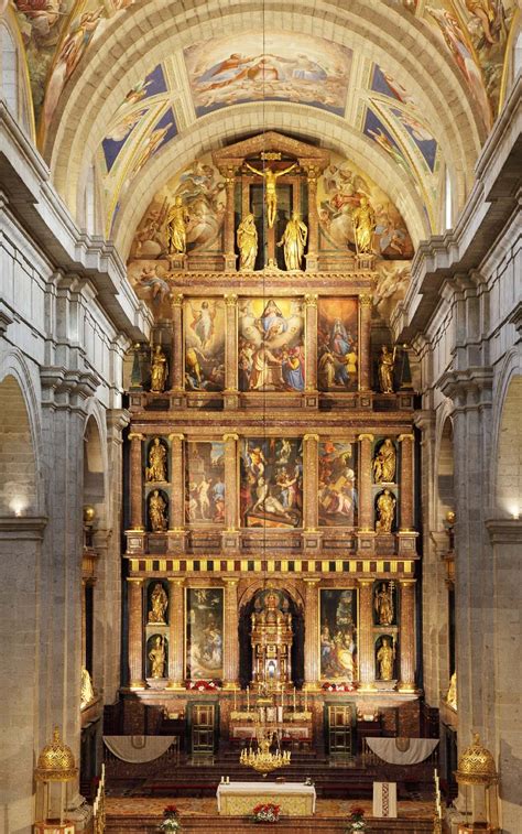 Juan De Herrera F Zuccaro Los Leoni Tibaldi Retablo Mayor De San Lor