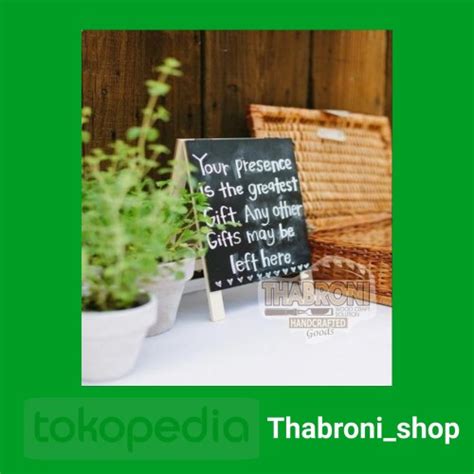 Jual Papan Tulis Kapur Muka Chalk Board Kayu Papan Menu Cafe Dekorasi