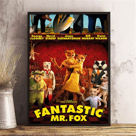 Fantastic Mr Fox Poster, Fantastic Mr Fox Wall Art, Decorati - Inspire ...