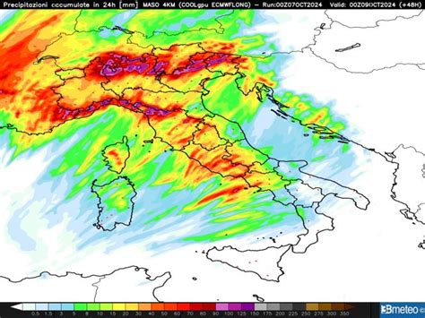 Avviso Meteo Imminente Maltempo Sull Italia In Arrivo Forti