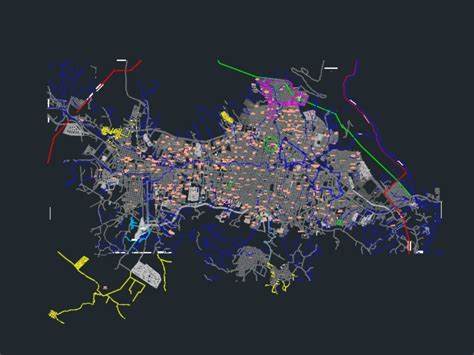 Plano de tuxtla gutiérrez chiapas em AutoCAD CAD 8 74 MB Bibliocad