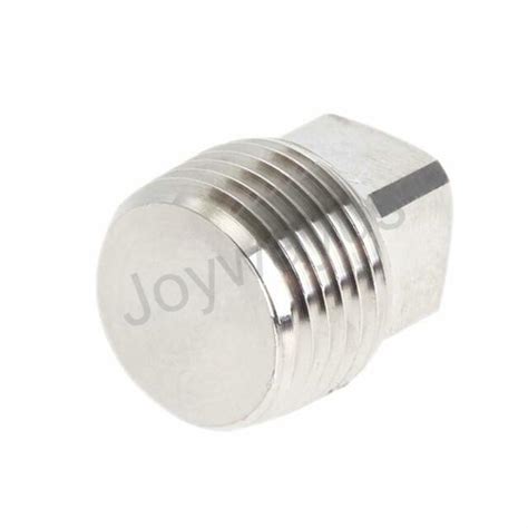 Npt Male Pipe Plug Outer Square Head Threaded Solid Stainless