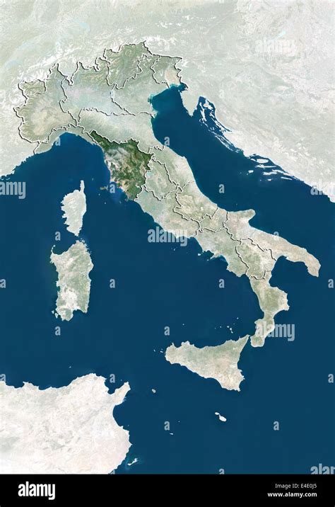 Mappa Della Regione Toscana Immagini E Fotografie Stock Ad Alta