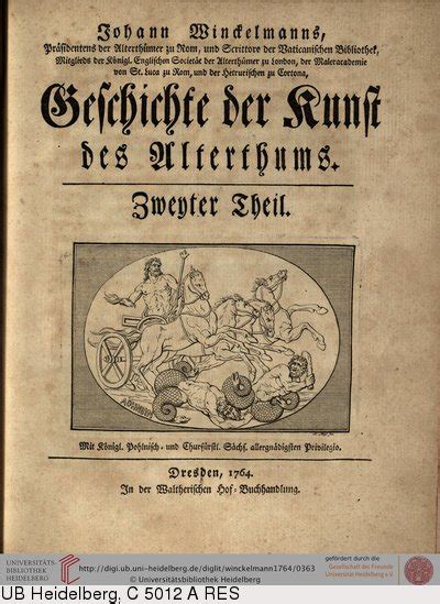 Deutsches Textarchiv Winckelmann Johann Joachim Geschichte Der