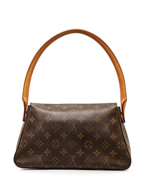 Louis Vuitton Pre Owned Monogram Looping Mini Shoulder Bag Farfetch