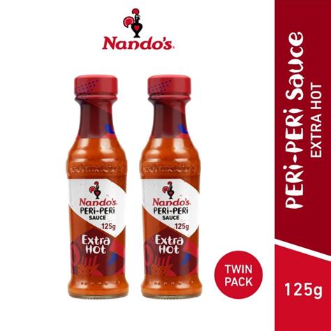 Nando S Extra Hot Peri Peri Sauce 125g [twin Pack] Lazada