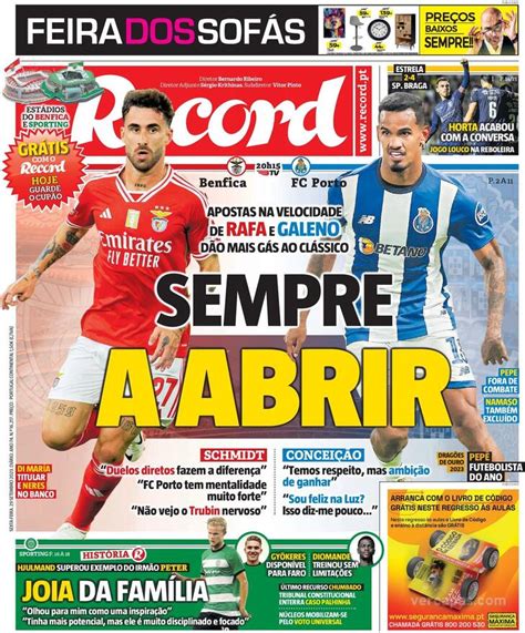 Fora De Jogo Capas O Cl Ssico Na Luz Em Grande Destaque E Ainda As