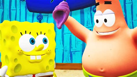 Bob Esponja Calça Quadrada Batalha pela Fenda do Biquíni Reidratado