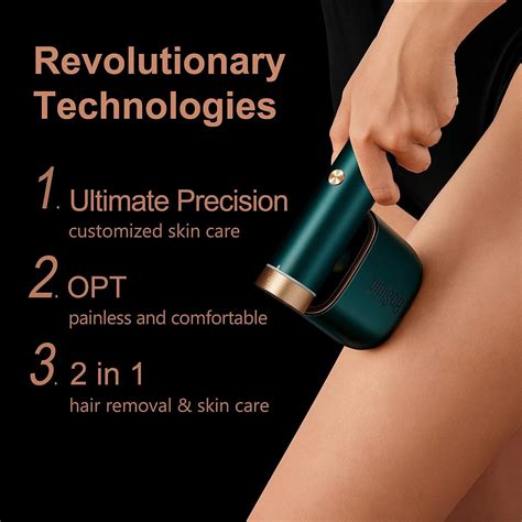 Bosidin Pro Permanent Hair Removal Device Precision For Facial Peach