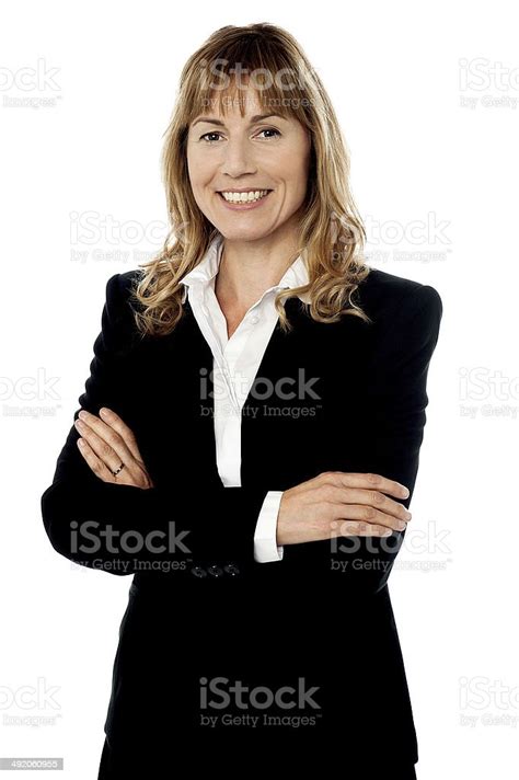 Confident Smiling Corporate Woman Stock Photo Download Image Now