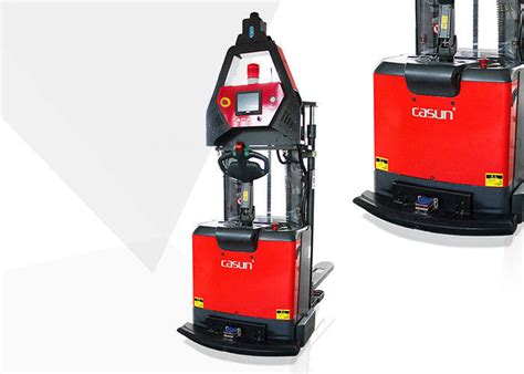 Unmanned Laser Guided Forklifts Agv Ton Payload Precise Positioning