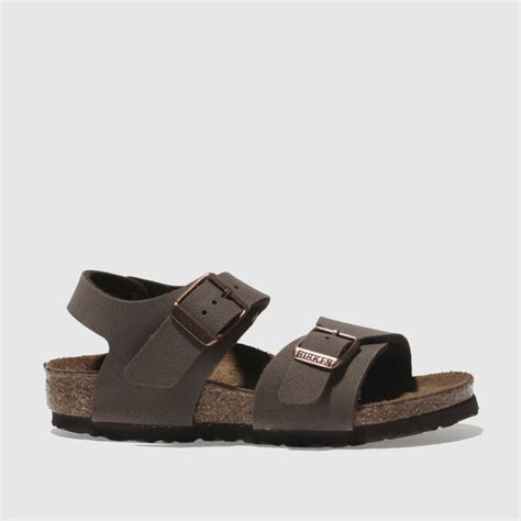 Kids Toddler Brown Birkenstock New York Sandals Schuh