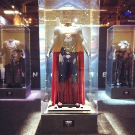 Man of Steel Superman suit finally on display! | Superman suit ...