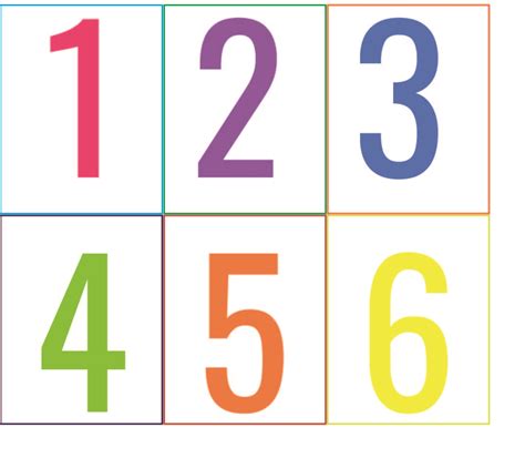 Free Printable Numbers 1 10 Pdf