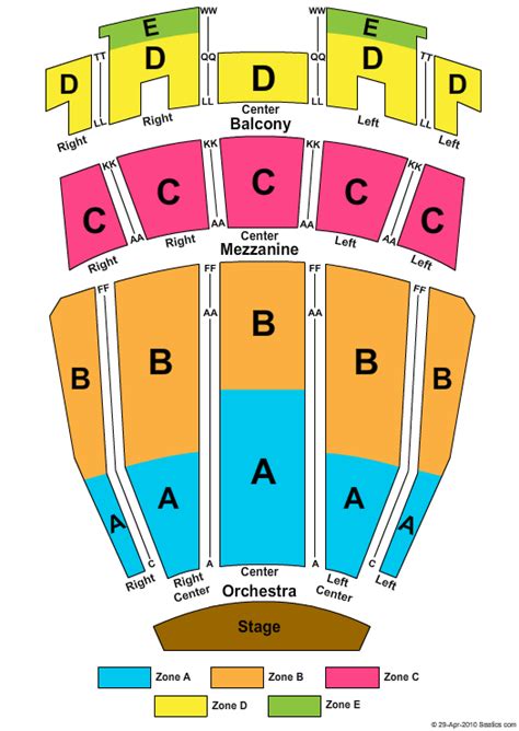 Ovens Auditorium Charlotte Seating Chart Pe