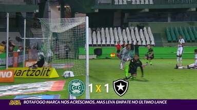 Globo Esporte Rj Botafogo Marca Nos Acr Scimos Mas Leva Empate No