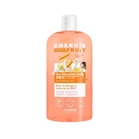 Gel de dus Floare de portocal si Ulei de in, Energie Fruit, 500ml - eMAG.ro 