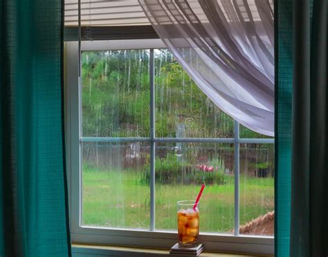 A Cooling Shower On A Hot Summer Day Stock Photo Image Of Window Drink