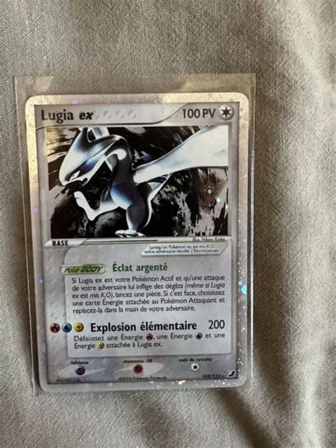 Carte Pok Mon Lugia Ex Holo Forces Cach Es Bloc Ex Ultra Rare