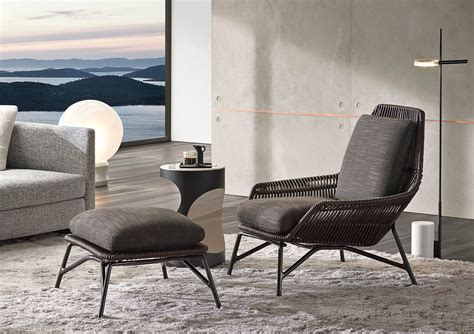 Minotti Prince Cord Armchair 100 Made In Italy Minotti London