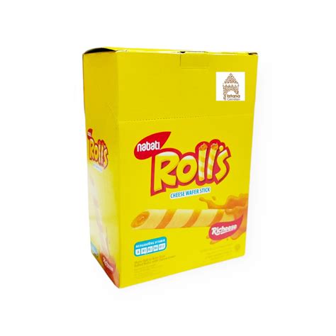 Jual Nabati Rolls Cheese Chocolate Wafer Stick Keju Isi 20 Pcs Shopee Indonesia