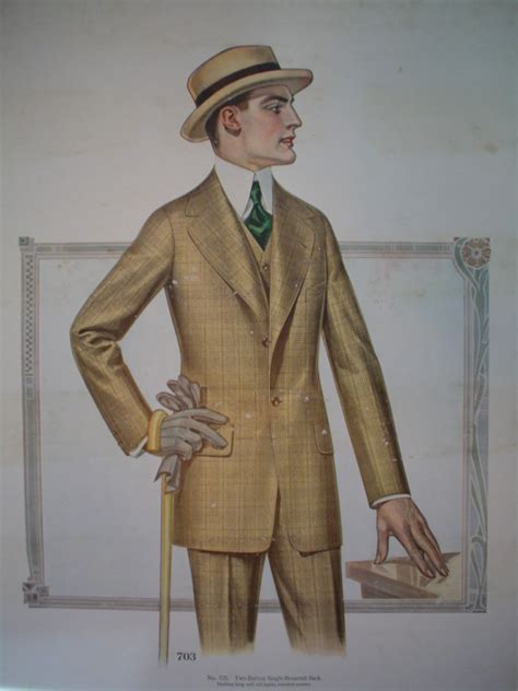 Menswear 1910s Costume Reference