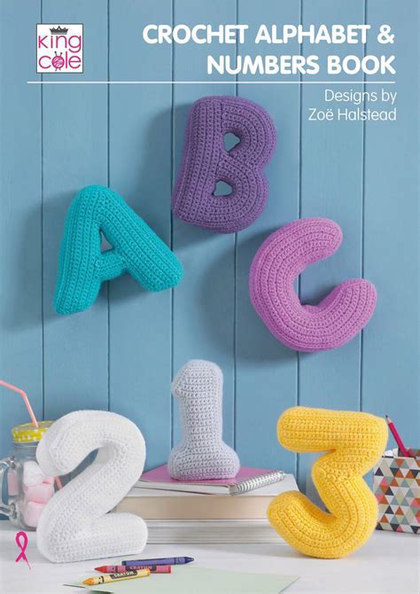 King Cole Crochet Alphabet And Numbers Book The Knitting Network