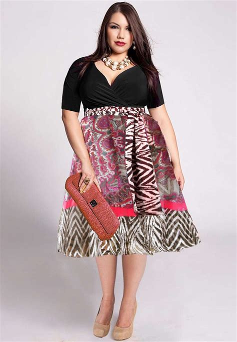 Stunningly Amazing Designer Plus Size Dress Bennetta Cocktail Dress