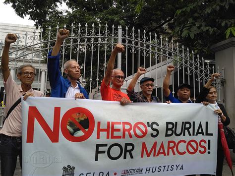 Martial Law Survivors Urge High Court To Stop Heros Burial For Marcos