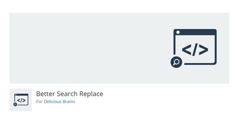 Better Search Replace Divifree