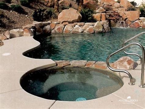 Custom Designed Inground Spas : Pool Builders : Inground Pools Las Vegas : allurepools.net