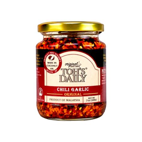 Toh’s Daily Chili Garlic Original 200g Shopifull