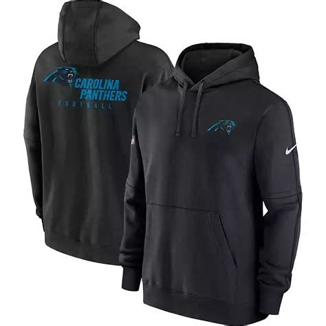 Nike Mens Carolina Panthers Club Fleece Hoodie Academy